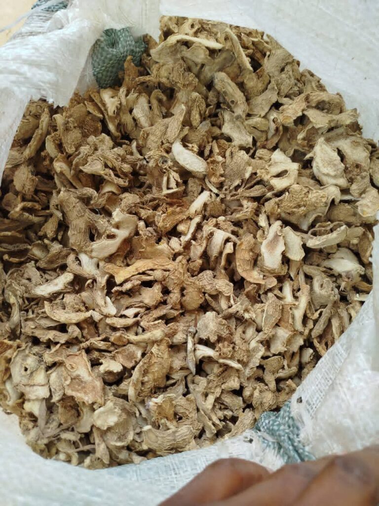dry split ginger kaduna origin