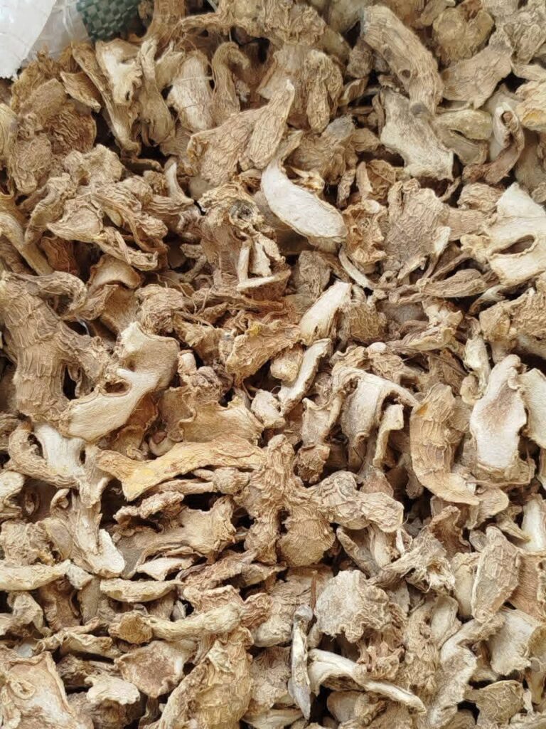 dry split Ginger for export from nigeria